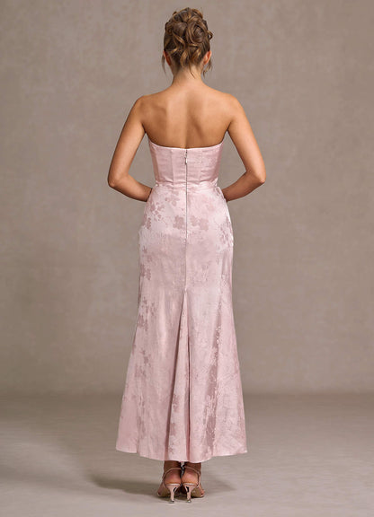 Amabel Soft Pink Maxi Dress  Dress