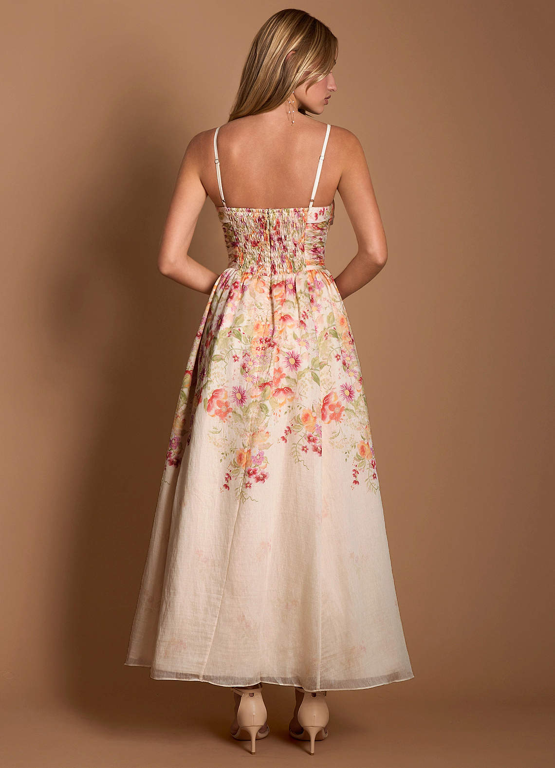 Kati Antique Floral Maxi Dress  Dress