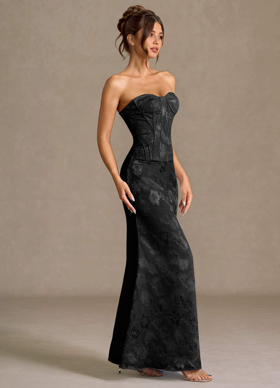 Alyssa Black Corset Two-Piece Dress  Dress