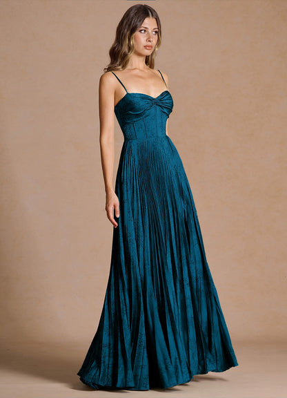 Vesper Navy Black Maxi Dress