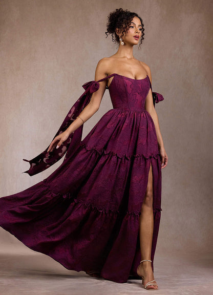 Vilma Plum Orchid Maxi Dress  Dress