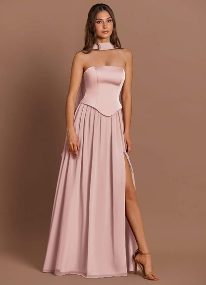 Cadence Powder Pink Maxi Dress
