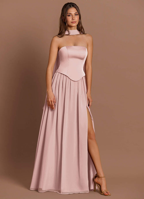 Cadence Powder Pink Maxi Dress