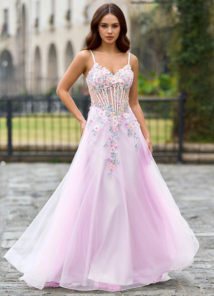 Juniper Purple A-Line Prom Dress