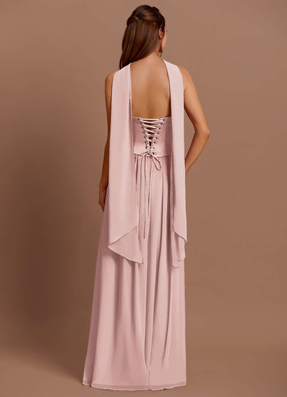 Cadence Powder Pink Maxi Dress