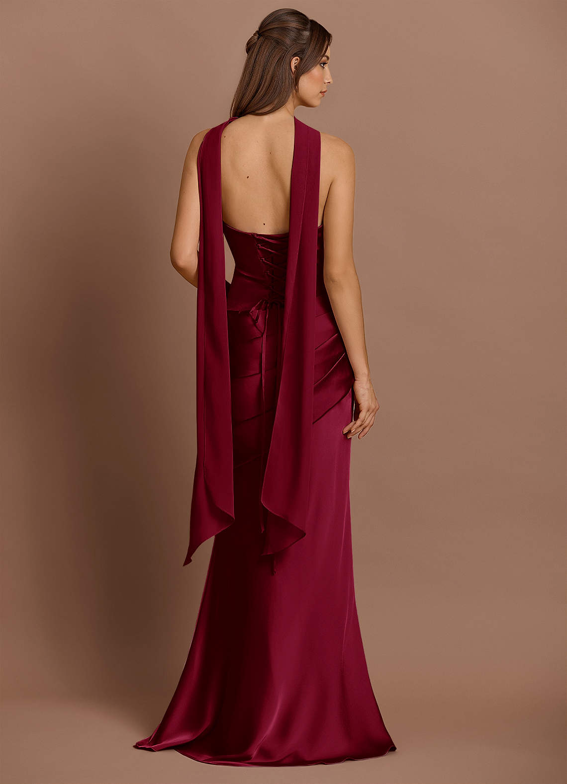 Pelagia Merlot Maxi Dress