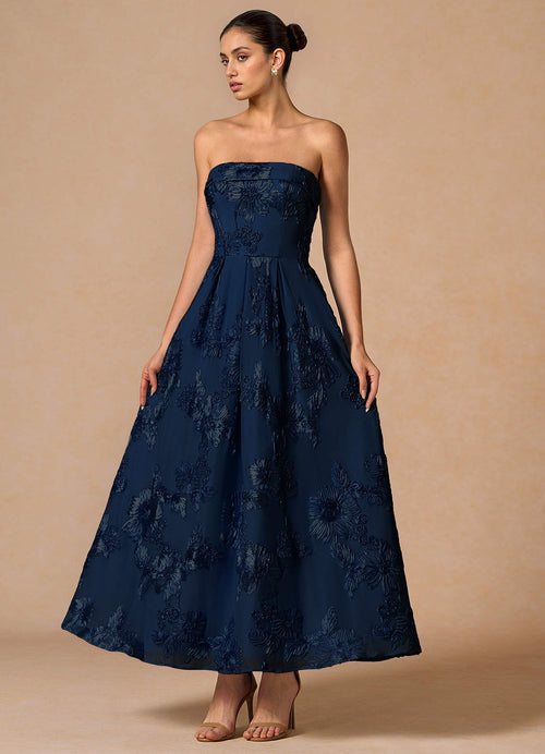 Evangeline Navy Maxi Dress