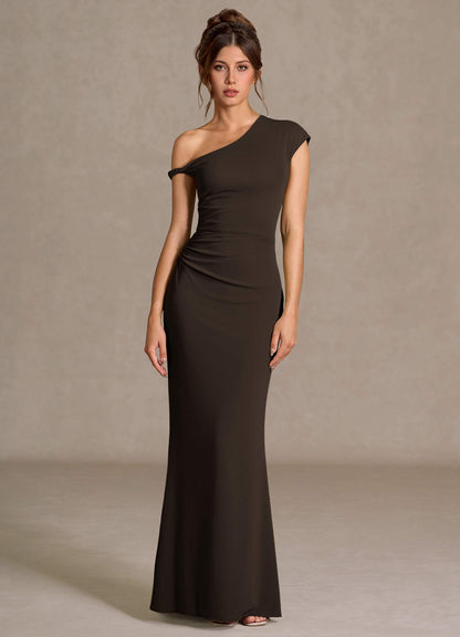 Heliora Chocolate Maxi Dress