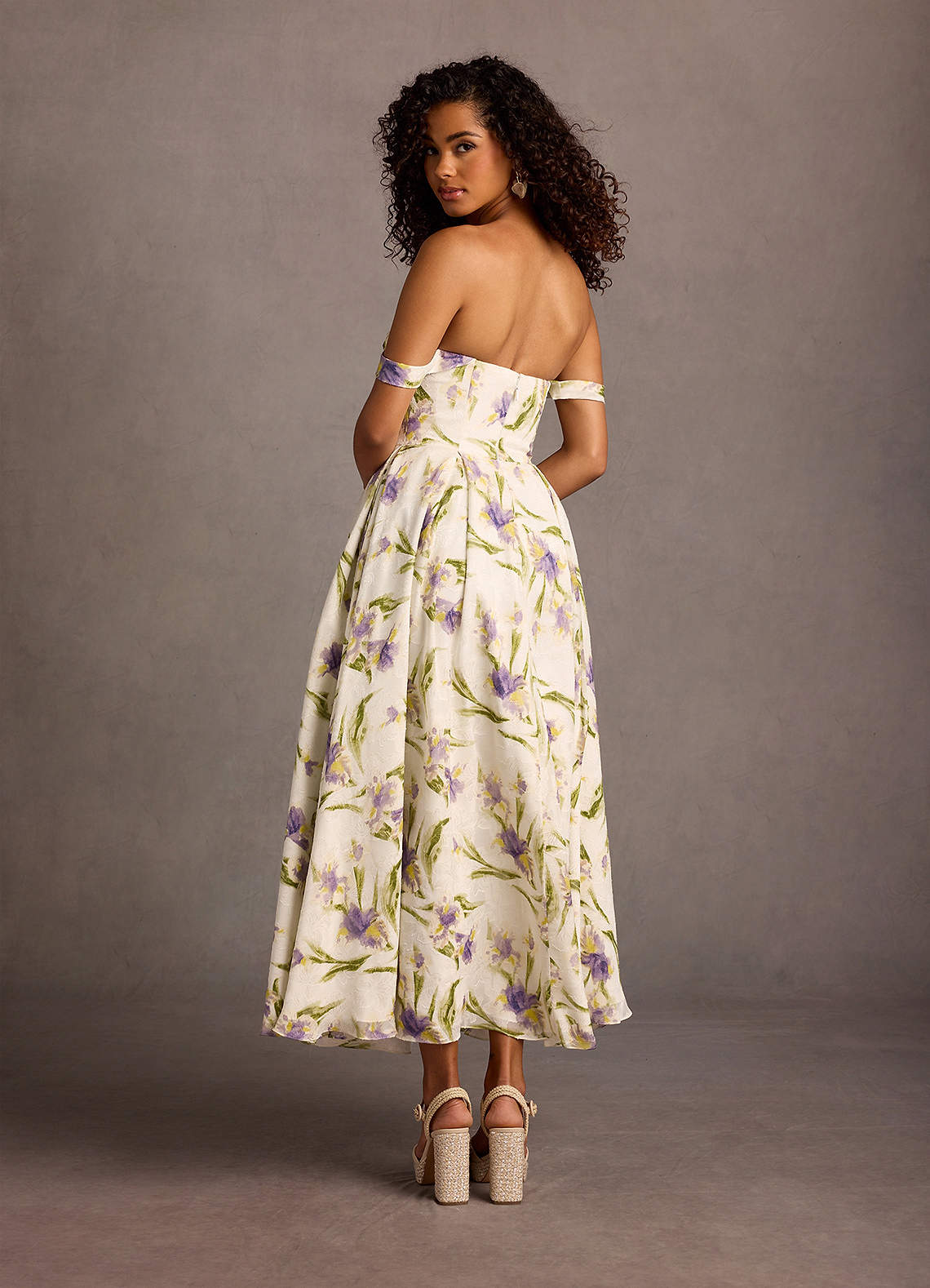 Alexie Tulip Multi Print Maxi Dress