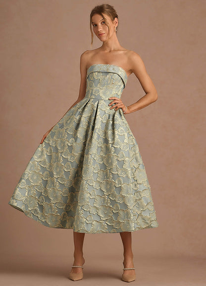 Desiree Blue Midi Dress