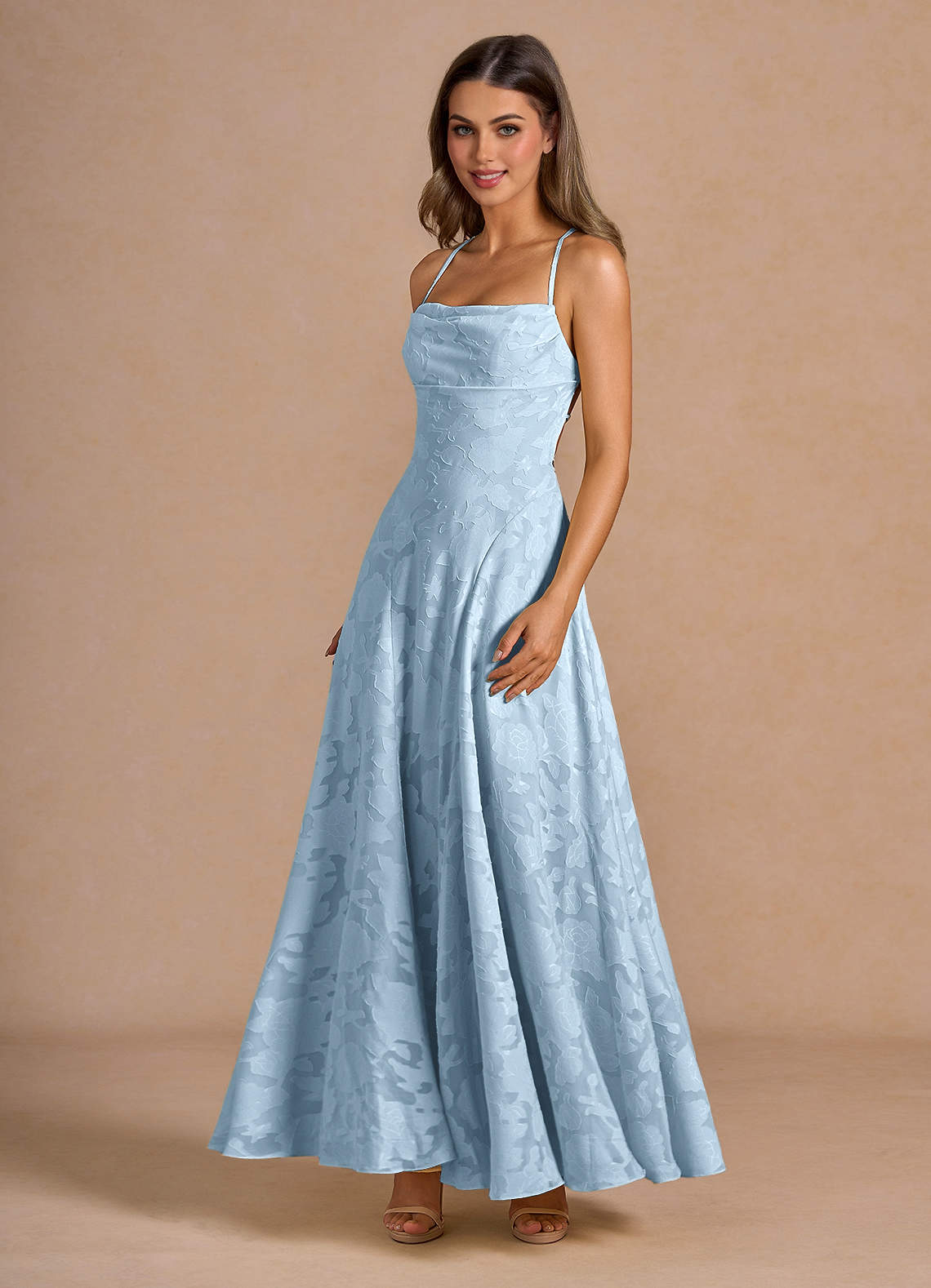 Irelia Sky Blue Maxi Dress  Dress