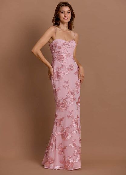 Anika Pink Maxi Dress  Dress