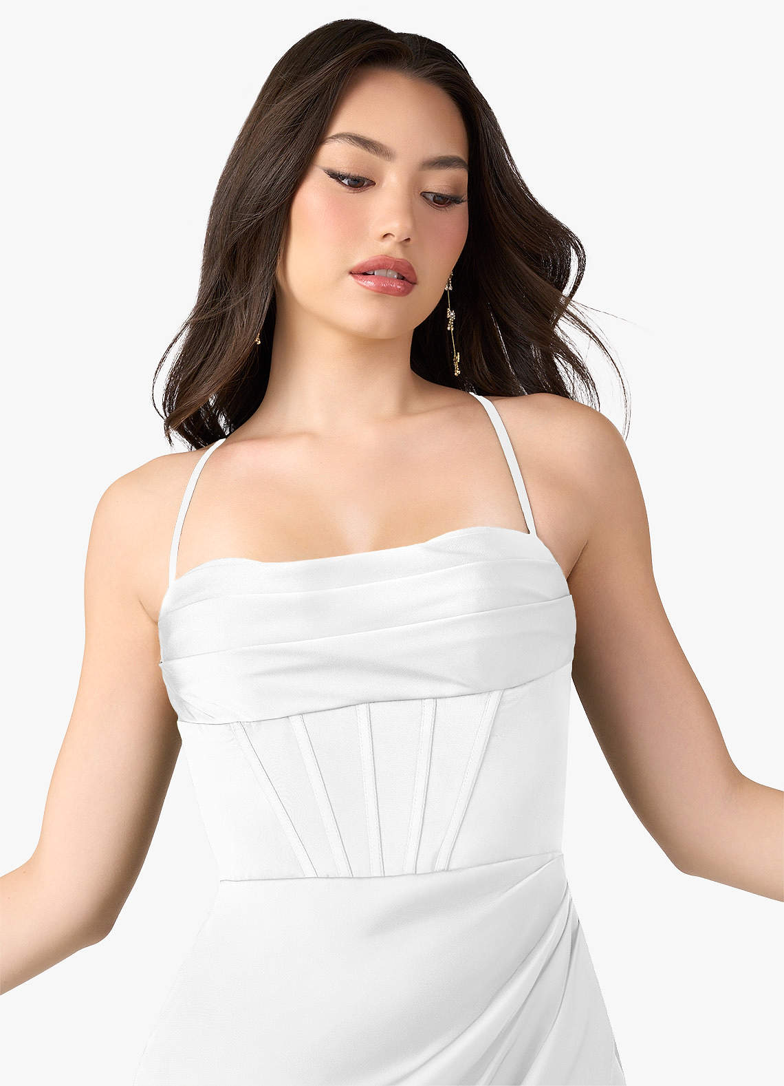 Nellie White Corset Mini Dress  Dress