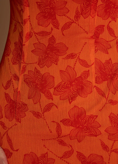 Amaria Tangerine Maxi Dress  Dress