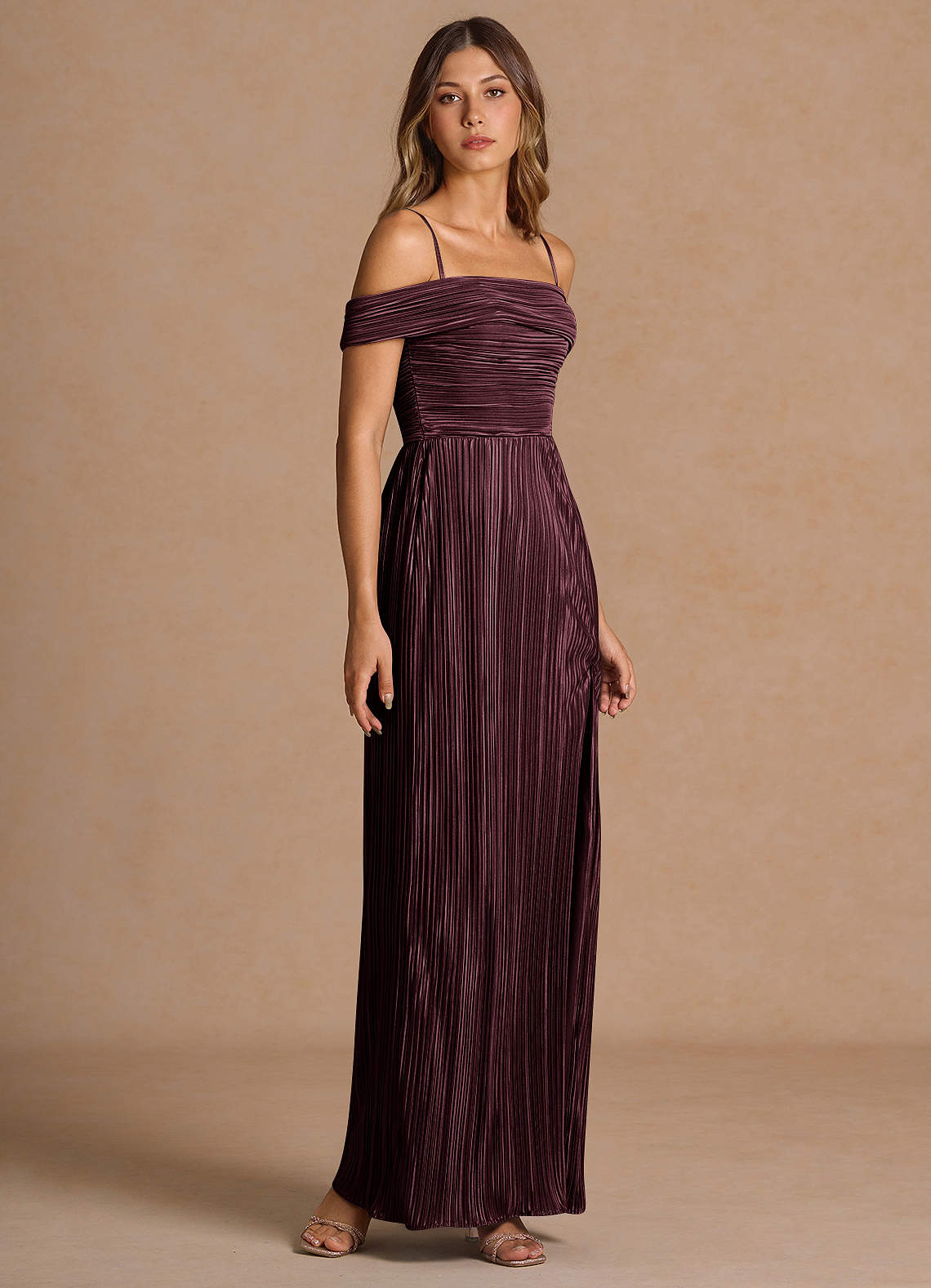 Isolde Maroon Red Maxi Dress