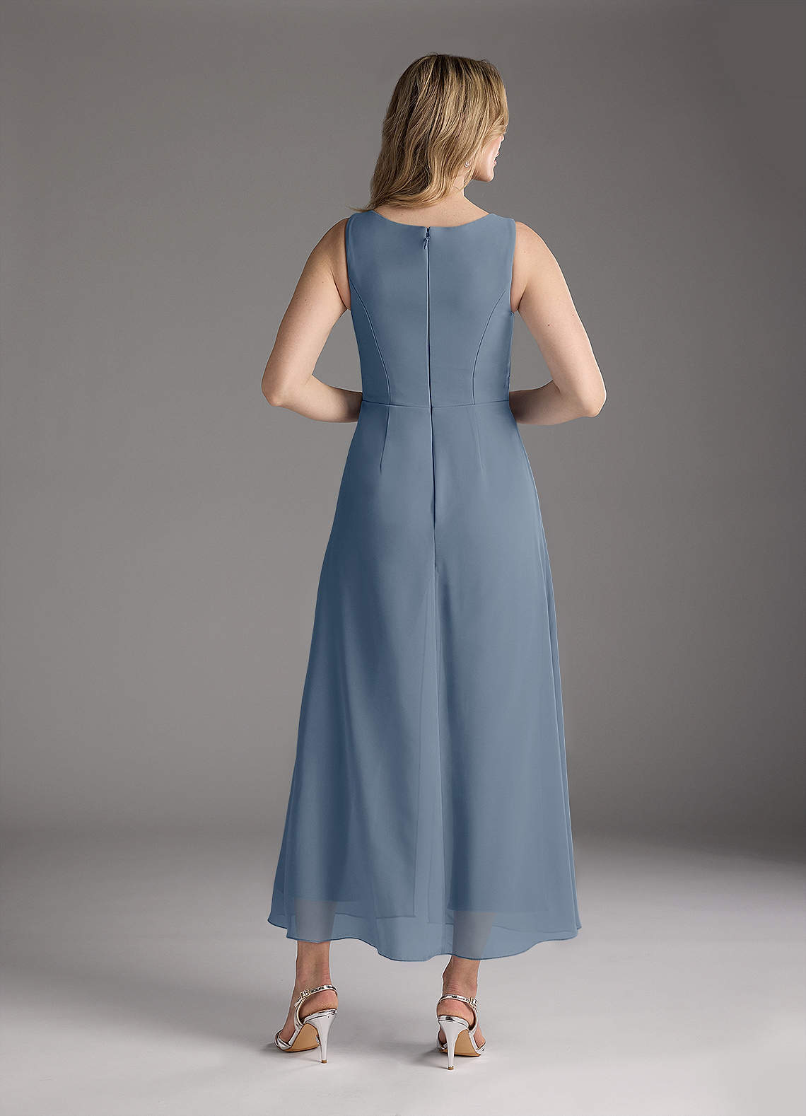 Twilight Jumpsuit/Pantsuit Pleated Stretch Crepe Dress