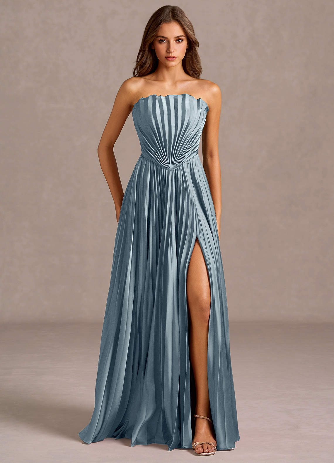 Kaia Powder Blue Maxi Dress  Dress