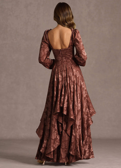 Milena Mocha Coco Maxi Dress  Dress
