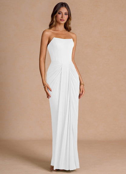 Anais White Maxi Dress