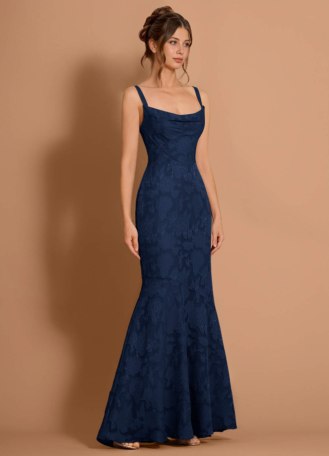 Aubrey Navy Maxi Dress