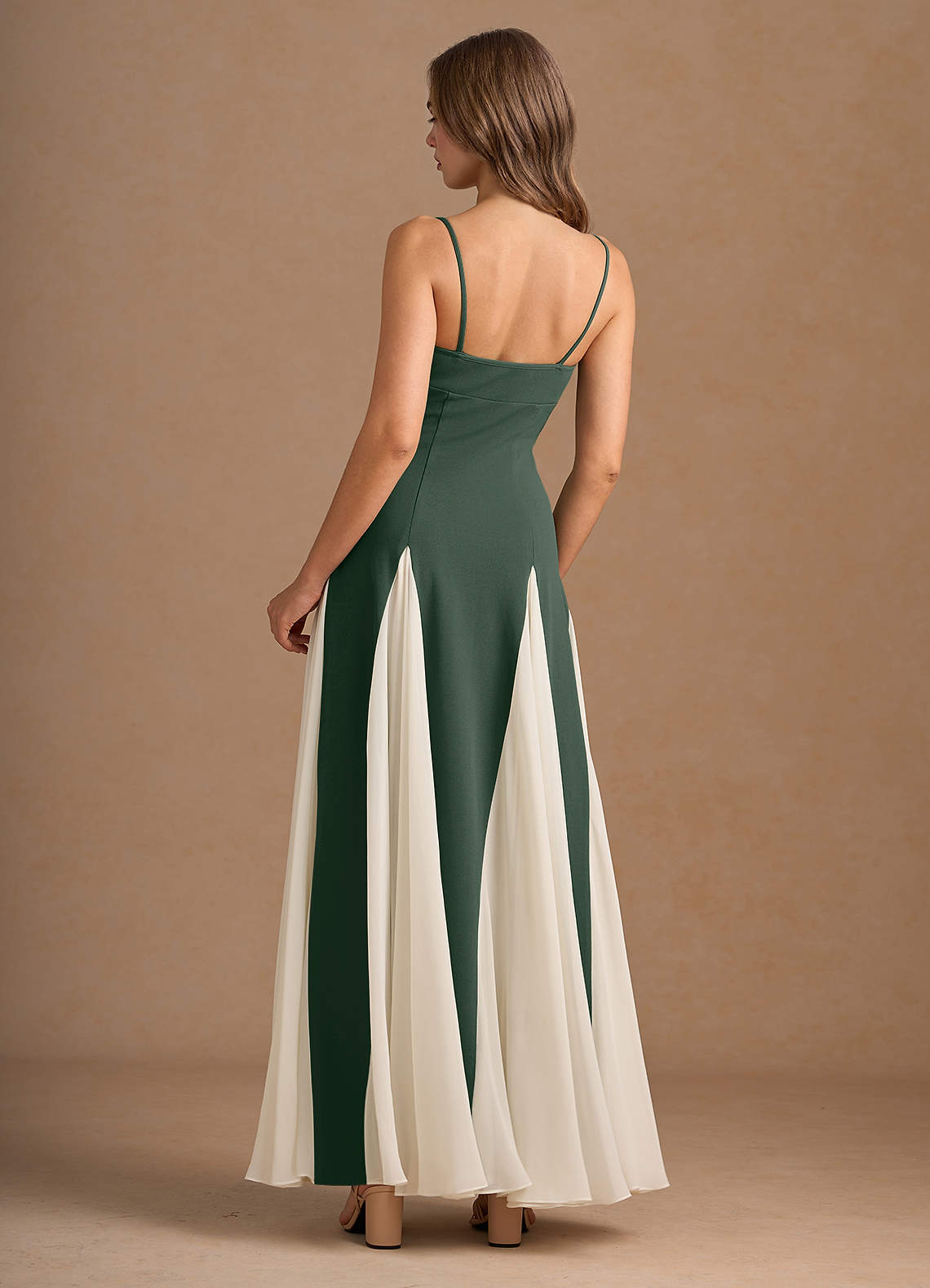 Liorne Eucalyptus A Line Prom Dress