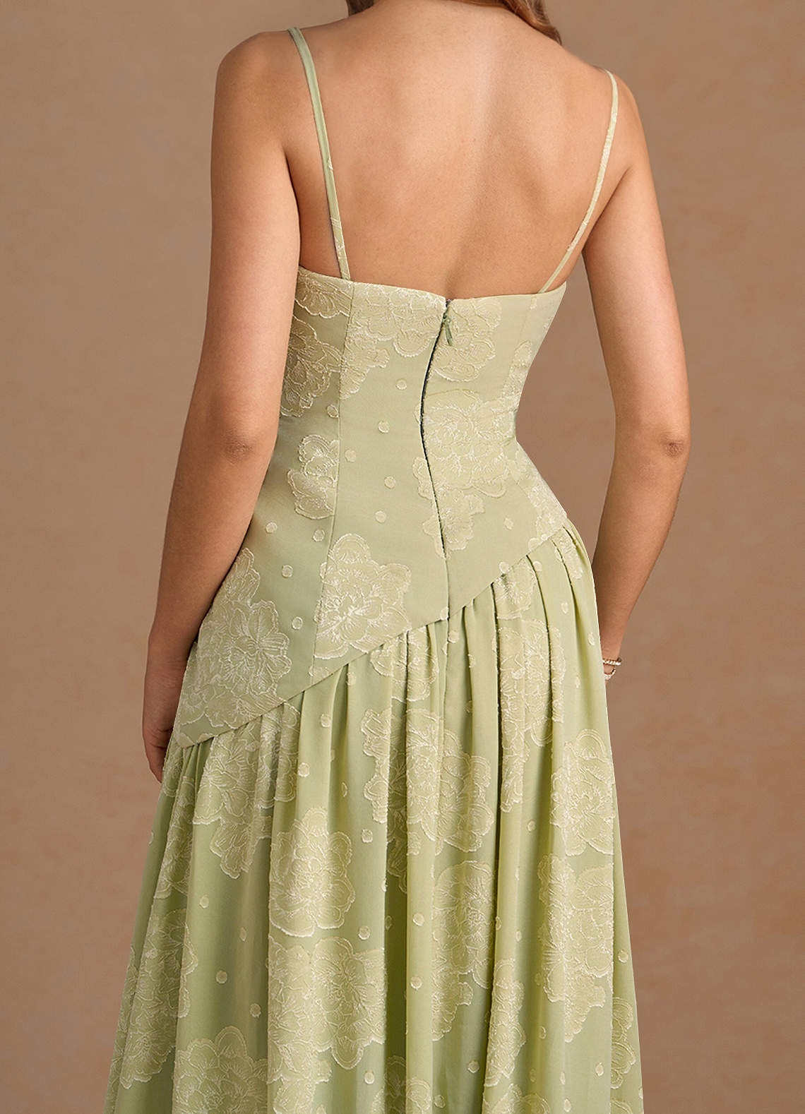 Marcella Celadon Maxi Dress  Dress
