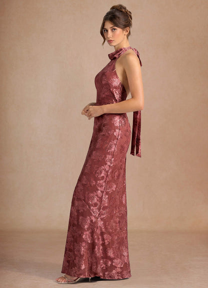 Dillon Vintage Rose Maxi Dress