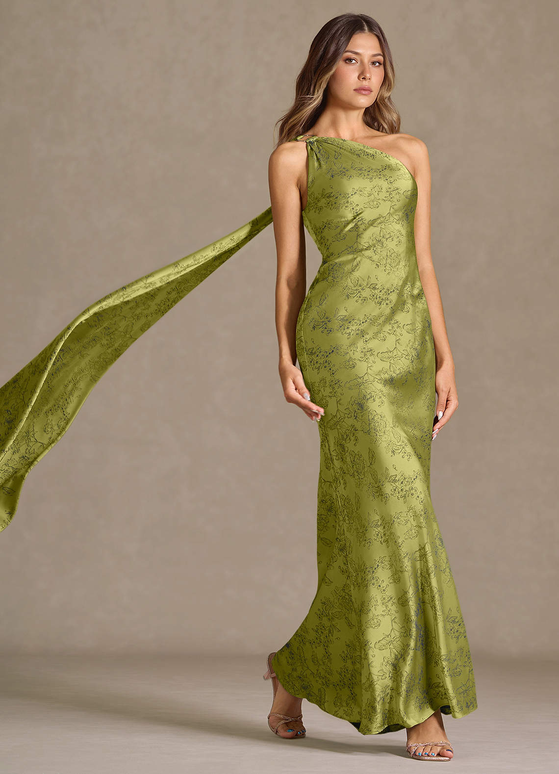 Sapphira Moss Navy Maxi Dress  Dress
