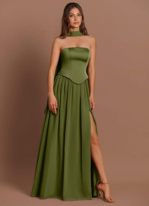 Cadence Olive Maxi Dress  Dress