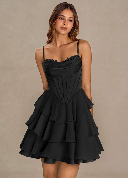 Brinley Black Mini Dress  Dress
