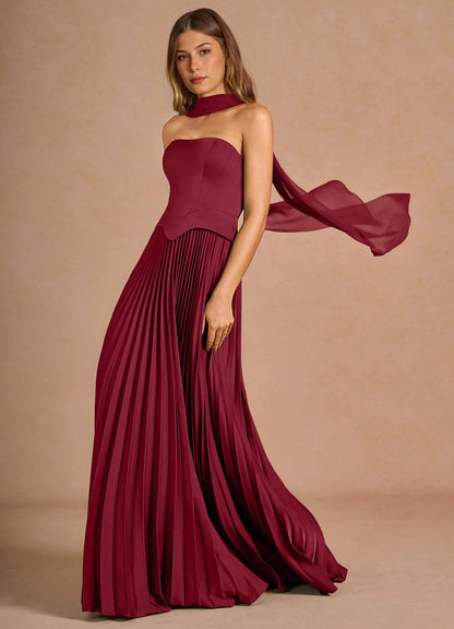 Rylan Merlot Maxi Dress  Dress