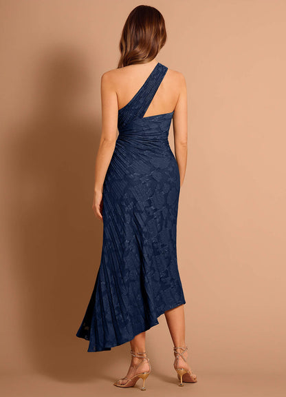 Malani Navy Midi Dress