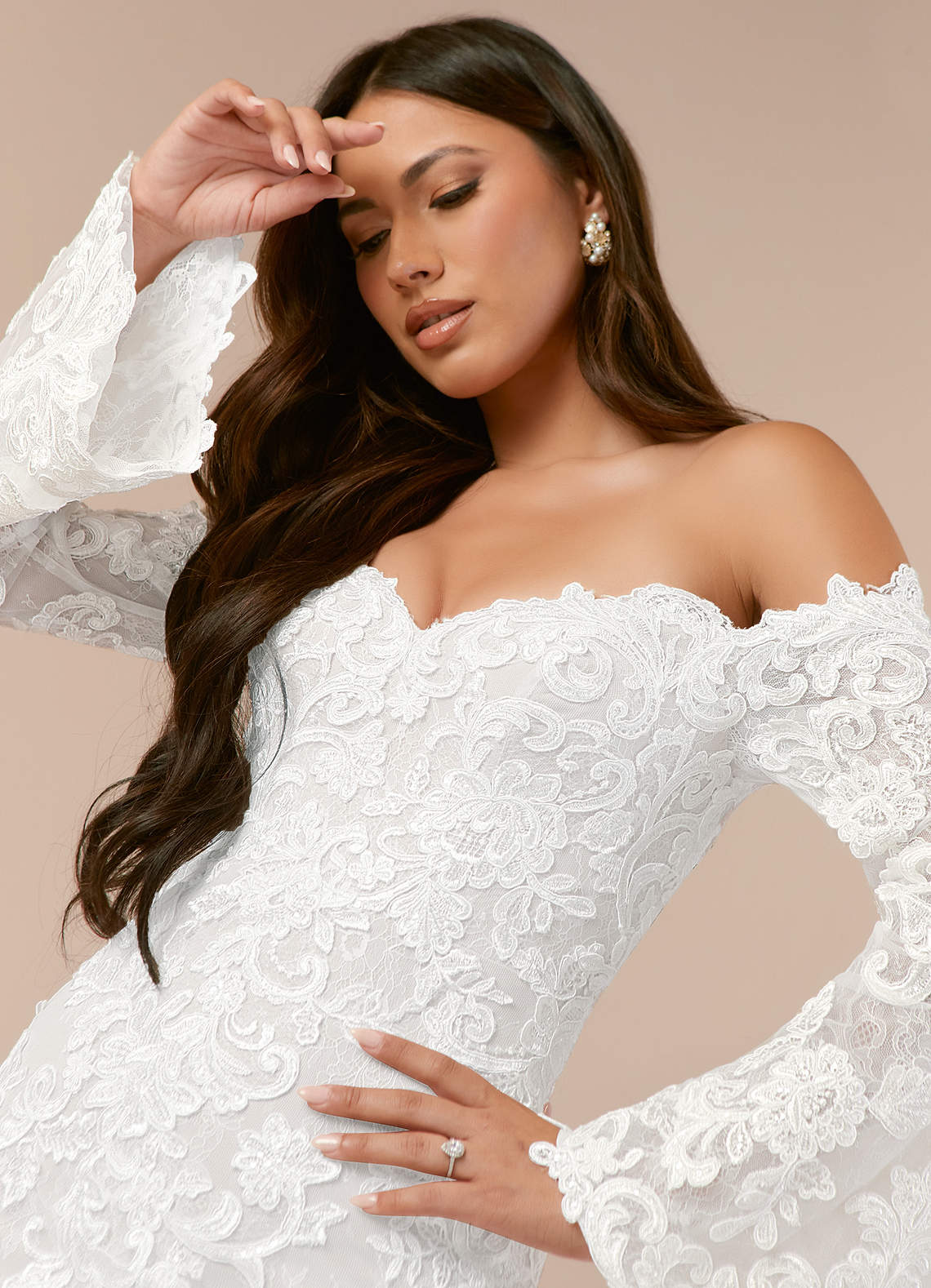 Diamond White Mermaid Sweetheart Sequins Tulle Dress