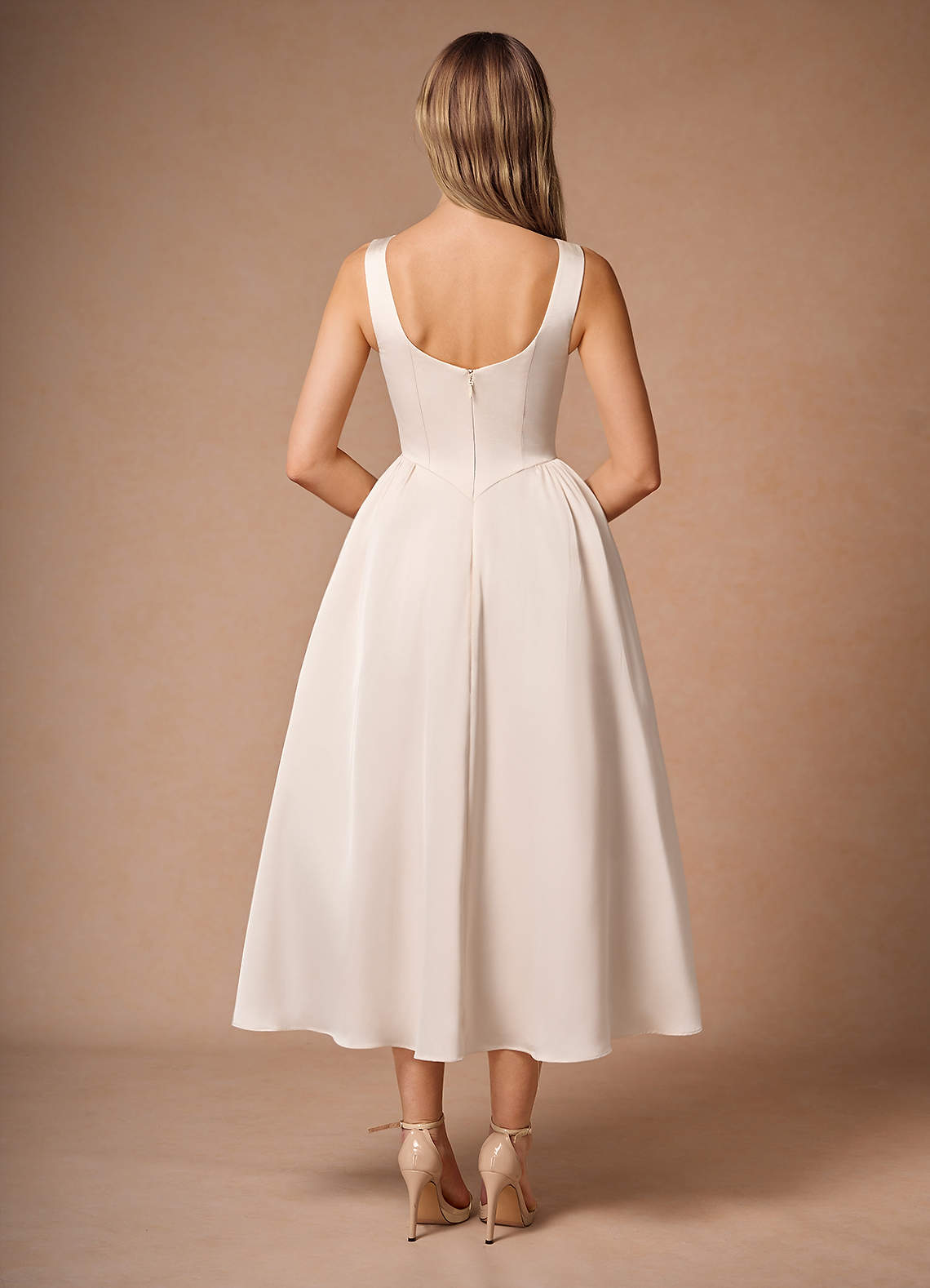 Casey Cream Midi Dress  Dress