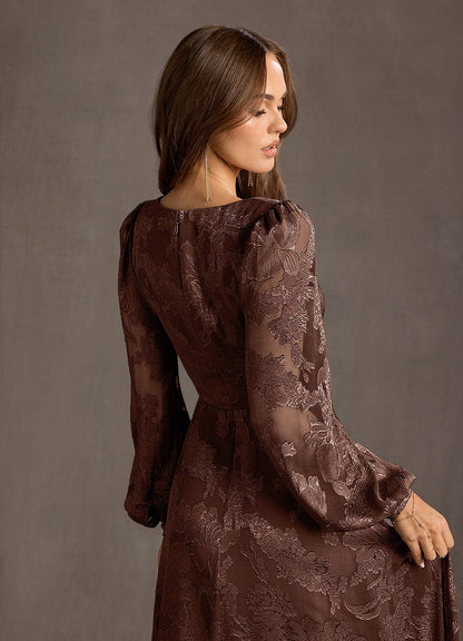 Cerise Mocha Coco Maxi Dress