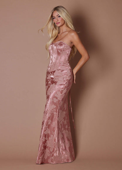 Alicia Rosewood Pink Two Piece Dress