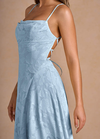 Irelia Sky Blue Maxi Dress  Dress