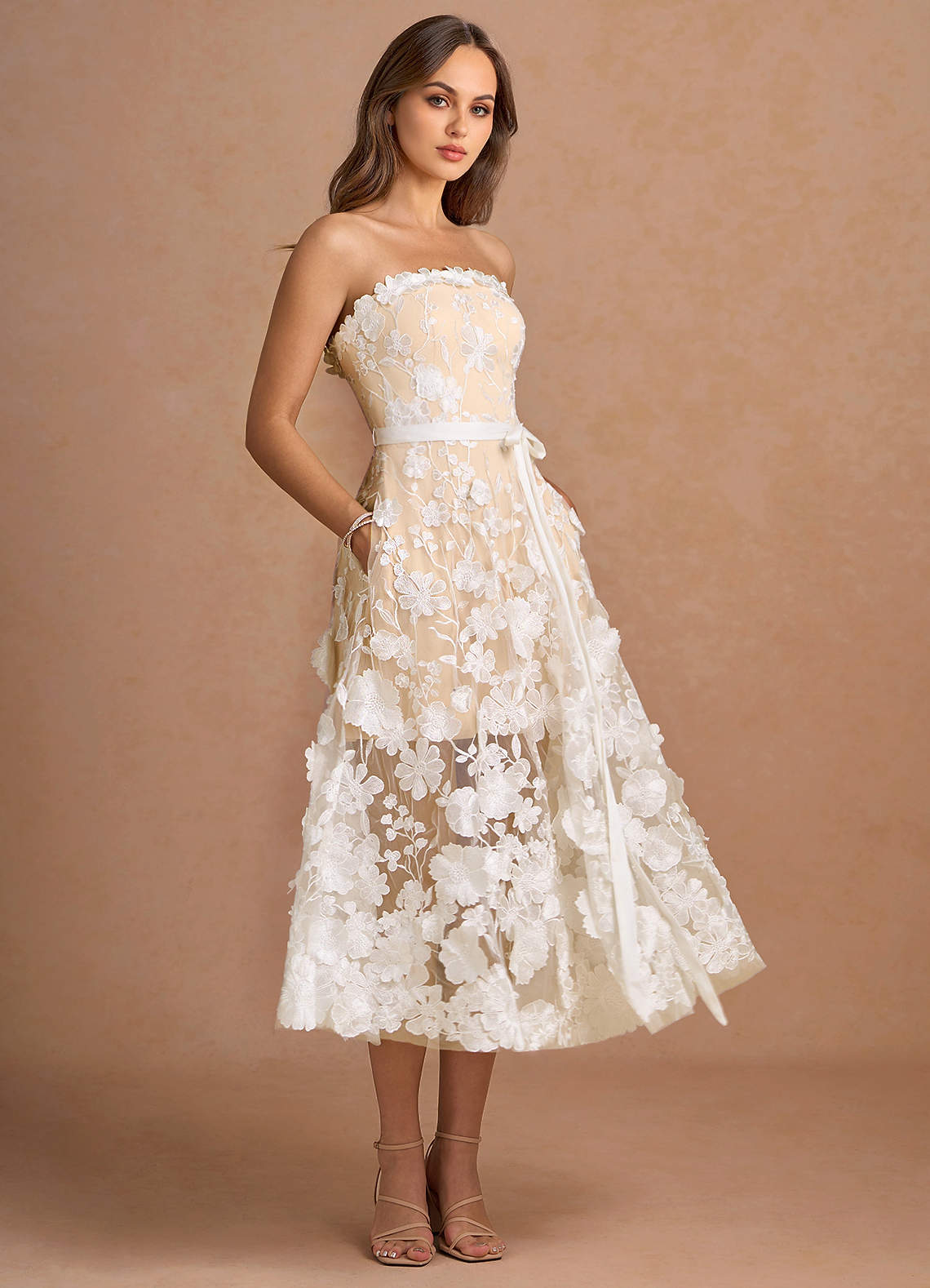 Sherri White Floral Maxi Dress  Dress