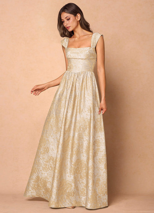 Runa Vintage Champagne Maxi Dress  Dress