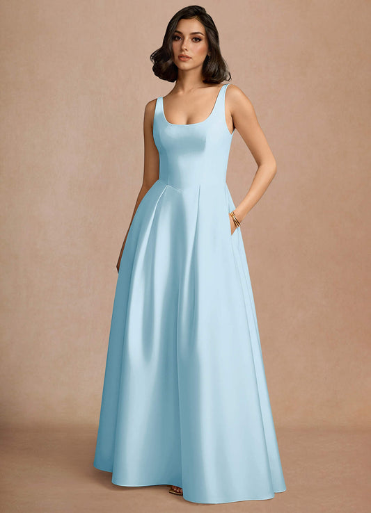 Olivia Sky Blue Maxi Dress