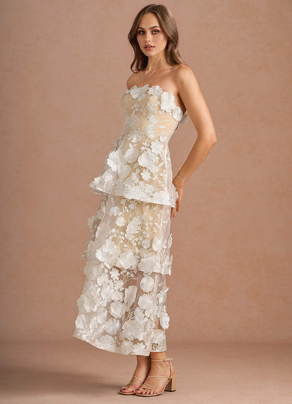 Patricia White Maxi Dress  Dress