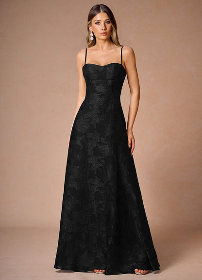 Hollis Black Lace Back Maxi Dress  Dress