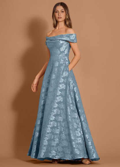 Miranda Dusty Blue Maxi Dress