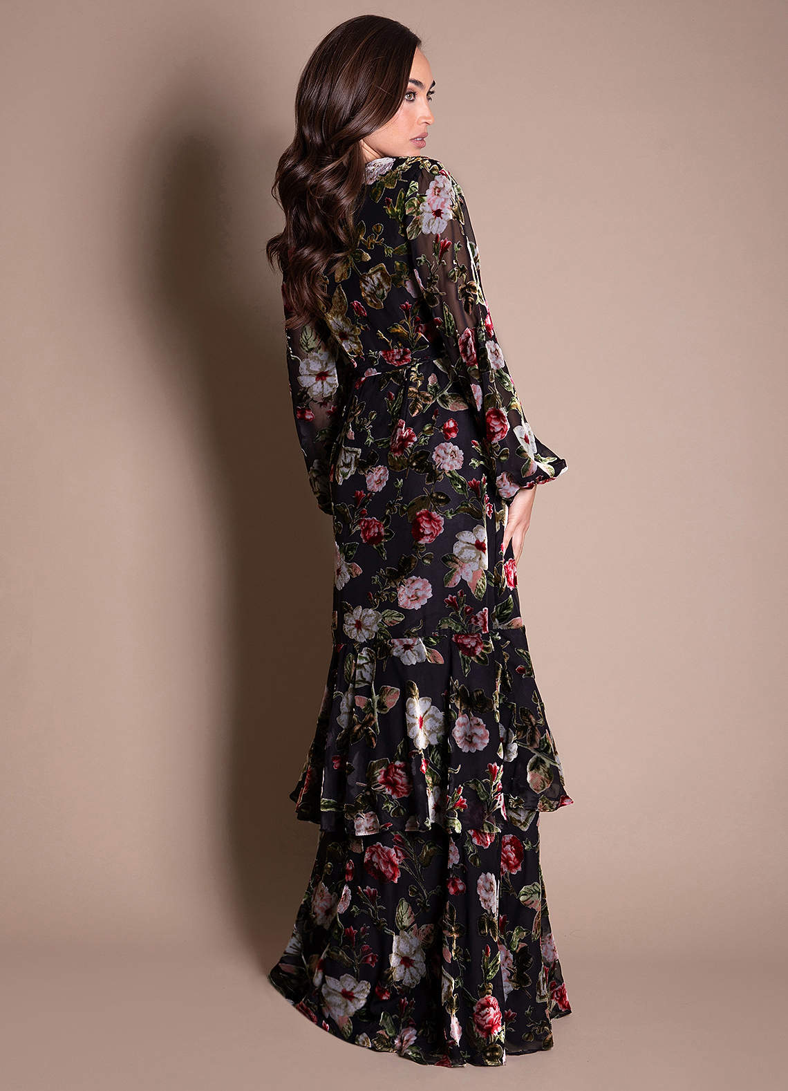 Teressa Twilight Bloom Maxi Dress