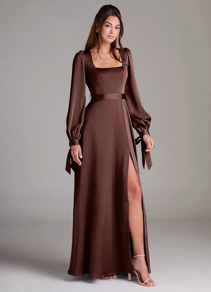 Leonia Mocha Coco Maxi Dress  Dress