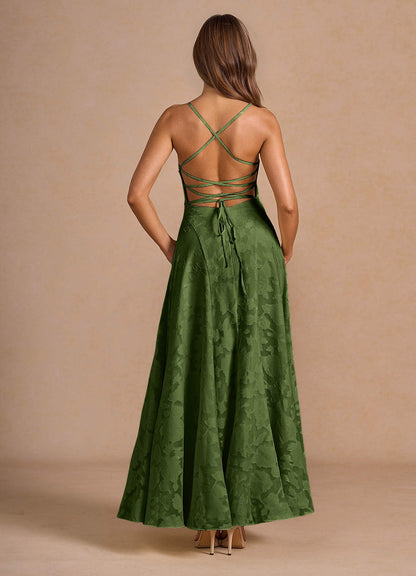 Marlo Olive Corset Prom Dress