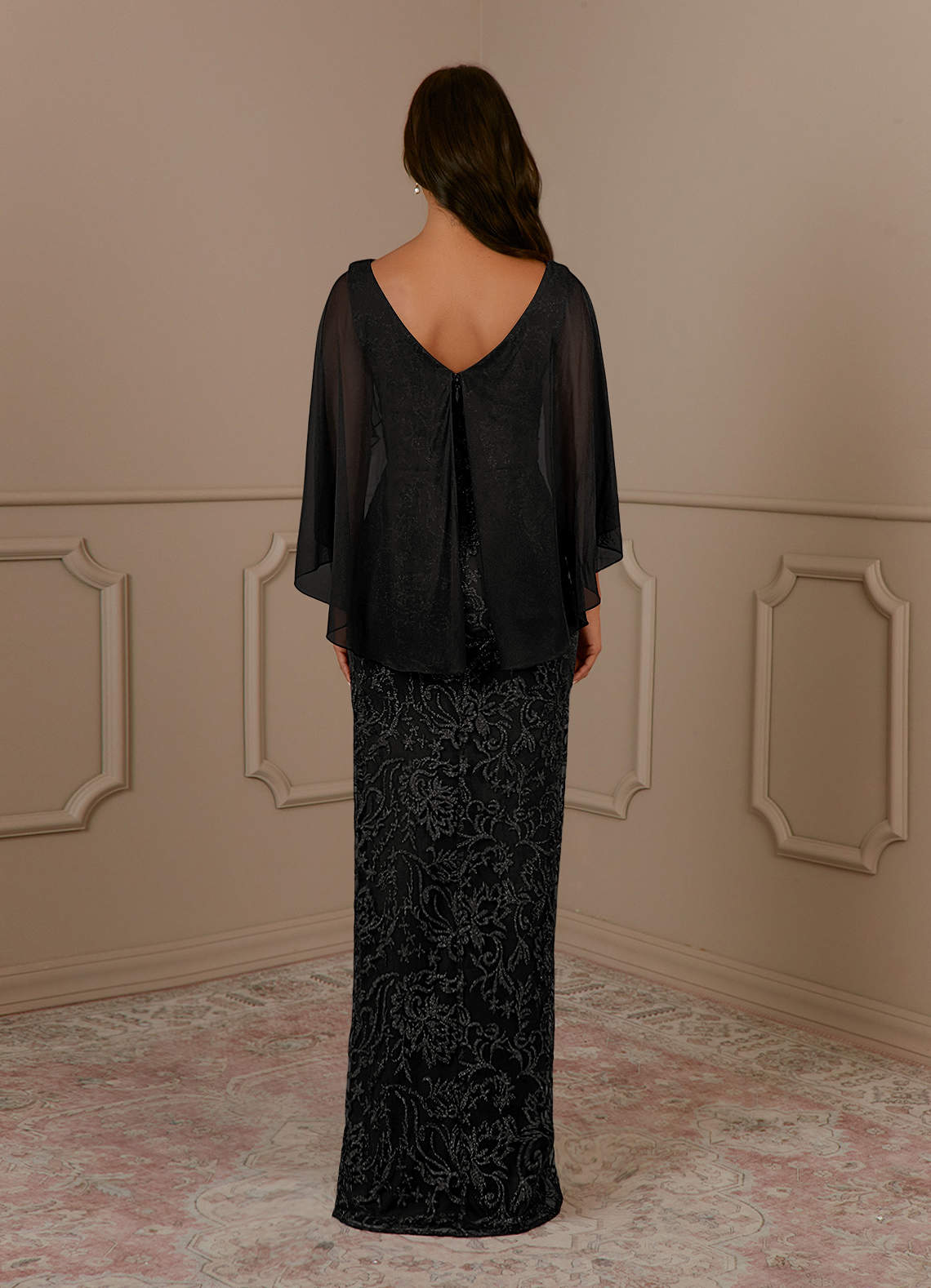 Black Sheath Lace Dress