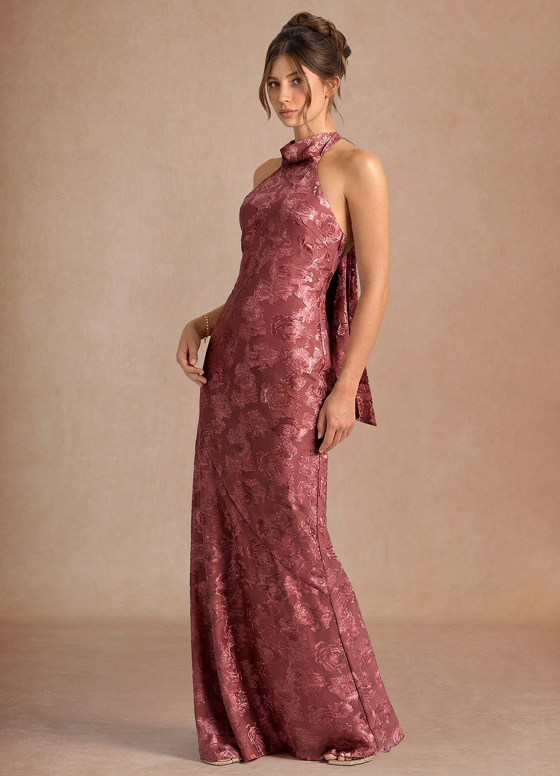 Dillon Vintage Rose Maxi Dress