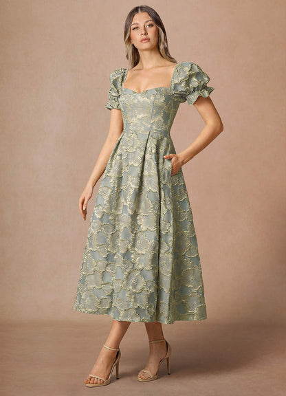 Amy Blue Midi Dress