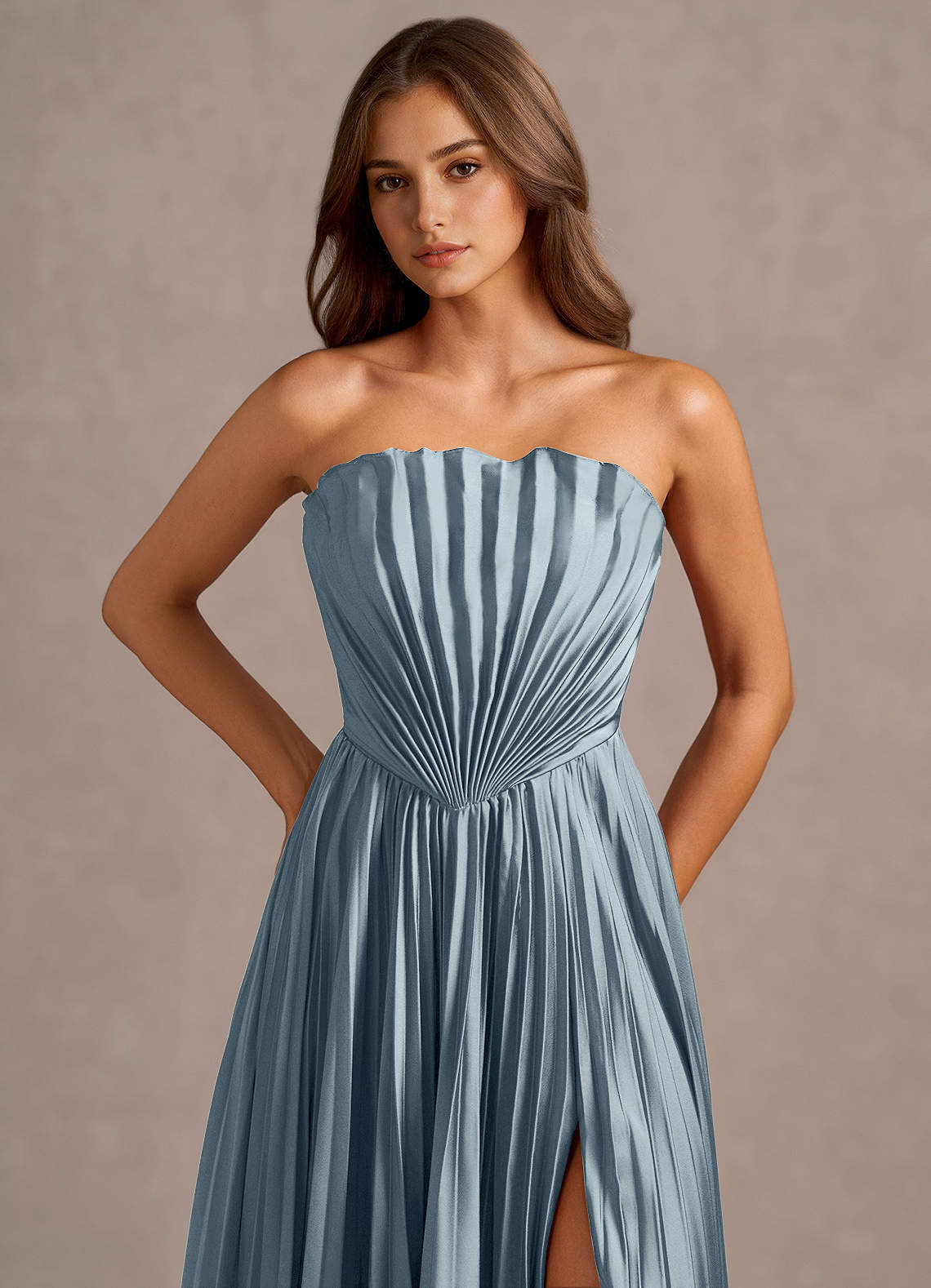 Kaia Powder Blue Maxi Dress  Dress